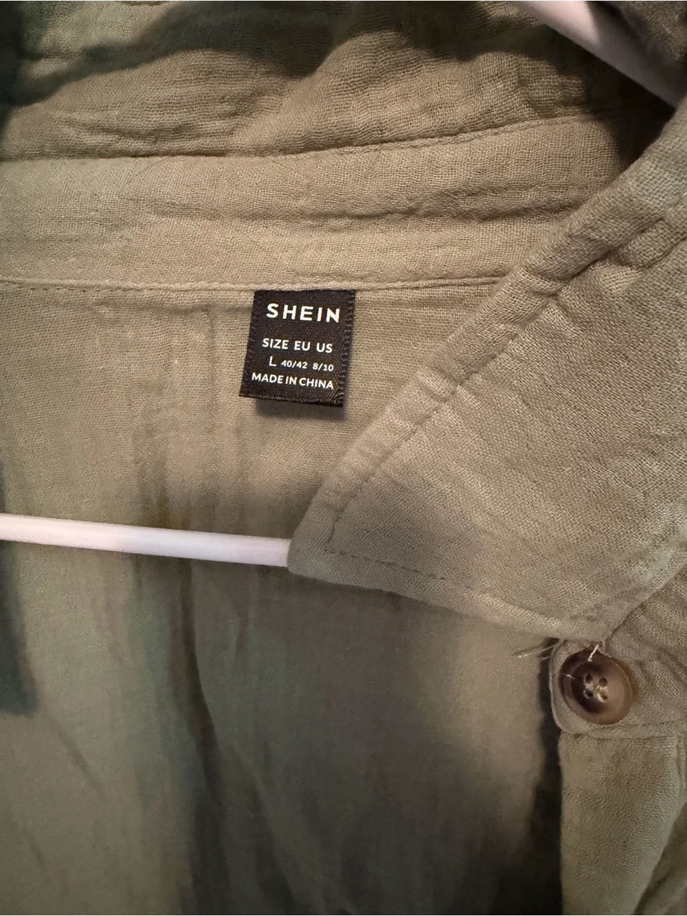 SHEIN button up
